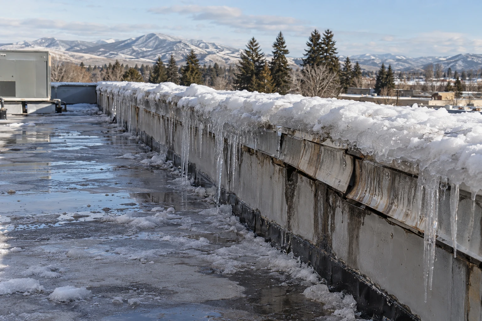 Snow Load and Ice Dam Roof Damage Repair in Missoula, MT