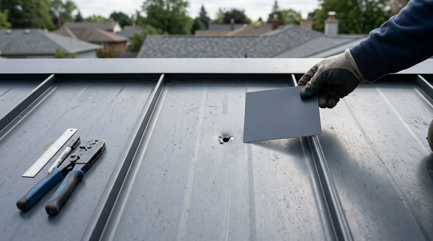 Standing seam metal roof system