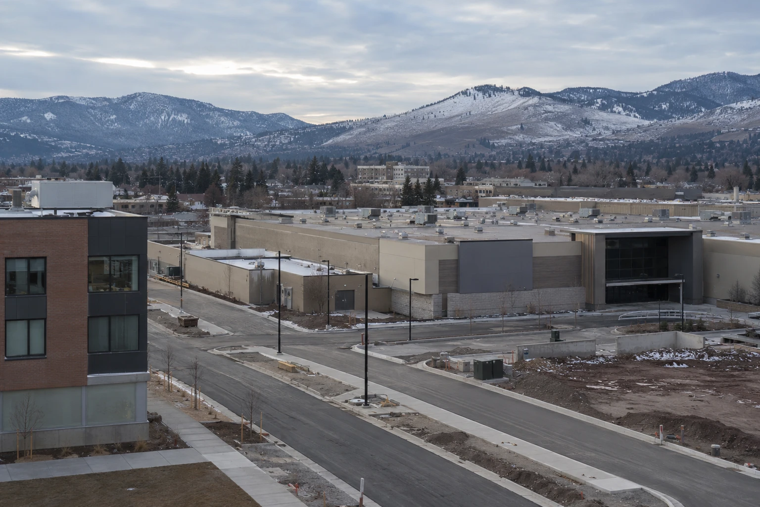 Commercial Roofing on Brooks Street and in Southgate Midtown, Missoula, MT