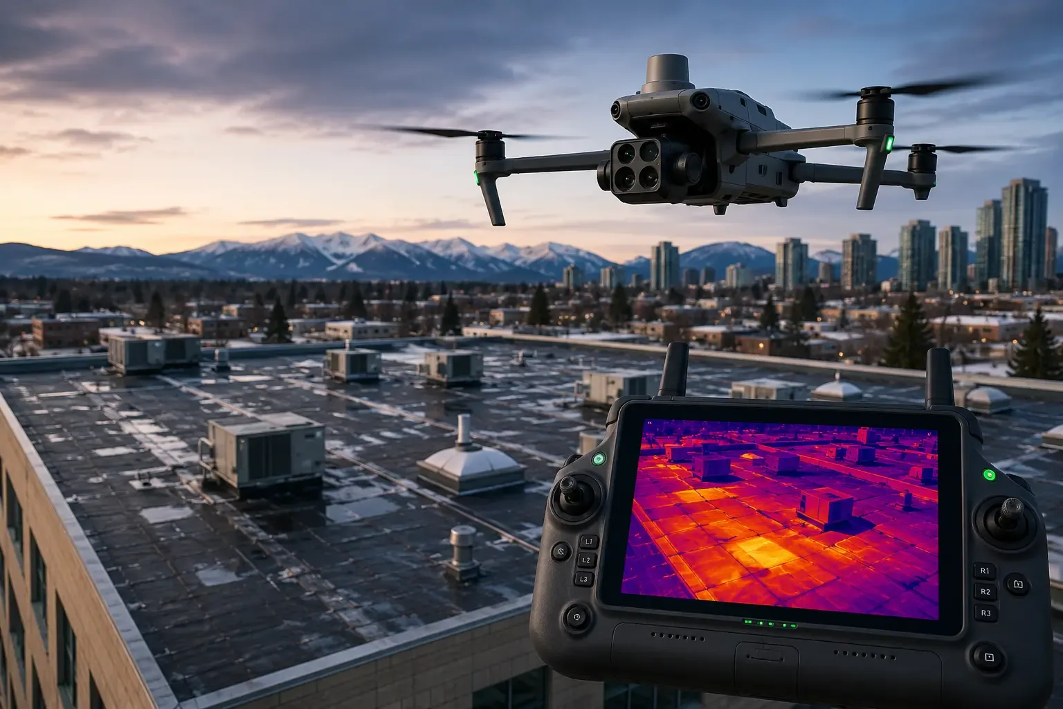 Drone Roof Inspection in Missoula, MT